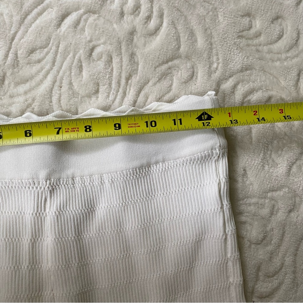 House of Harlow 1960 Cream Ribbed Wide Leg Pants - Picture 6 of 7